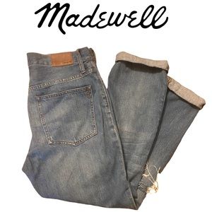 MADEWELL The Perfect Vintage Jean destroyed denim pants size 30